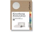 Kissenbezug SCHLAFGUT "Pure flexibler Kissenbezug für Nackenstützkissen", beige (sand light), B:40cm L:140cm, Bio-Baumwolle, Obermaterial: 95% Baumwolle, 5% Elasthan, Kissenbezüge, Kissenbezug, Bio-Baumwolle mit Elasthan, mit Gummizug, bügelfrei
