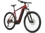 E-Bike KROSS "E-MTB Level Boost 2.0 29 Zoll rot - Shimano Mittelmotor" Gr. 41, rot (rot, schwarz), Elektrofahrräder, Herren, 41cm, 29 Zoll (73,66cm), E-Bike, SHIMANO 36 V/250 W, Mittelmotor DU-E8000