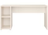 Schreibtisch FORTE "Alice Springs, Schreibtisch mit 2 offenen Fächern, zeitlos", sand, sand, sand, B:150cm H:76,7cm T:60cm, Tische, Schreibtisch, B/H/T 150/76,7/60 cm offene Fächer