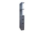 HTI-Living Raumteilerregal 136 cm Thekla Beton