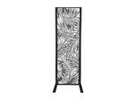 Dekoratives Metallpaneel Metallsichtschutzwand ca. 150 x 50 cm - Schwarz Flieder