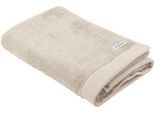 Duschtuch TOM TAILOR HOME "COLOR BATH", beige (sunny sand), B:70cm L:140cm, Frottier, Frottier, Handtücher, Duschtuch, 100% Baumwolle, 70x140 cm, uni, große Farbauswahl