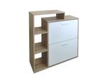 HTI-Living Schuhschrank Lisa Sonoma-Weiß