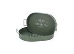 HTI-Living Dekotablett 2-teiliges Set Metall Retro