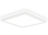 B.K.LICHT LED Deckenleuchte "BKL1599 Ultraflache Deckenlampe, LED Panel mit Backlight", weiß, 1, H: 3cm, 1 Stk., Leuchten, 4.000K, 1.900 Lm, 16W, indirekte Hintergrundbeleuchtung, 24x24cm, Weiß, LED Deckenleuchte
