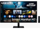 SAMSUNG Smart Monitor "S32FM700UU", Energieeffizienz: F, schwarz, B:71,61cm H:42,45cm T:4,18cm, Monitore, Smart Monitor