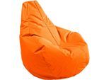 Sitzsack KINZLER "Gamer", orange, B:100cm H:100cm, Polyester, Sitzsäcke, Sitzsack, Uni Farben, mit Rückenlehne, Outdoor geeignet, Kinderzimmer