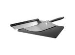 Pizzaset, Schwarz, Alu, Metall, Stein, 3-teilig, 36x42x5 cm, Essen & Trinken, Geschirr, Teller, Pizzateller