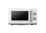 Silva Schneider Mikrowelle, Beige, Metall, 45.2x26.2x36 cm, Auftaufunktion, Signalton, Timerfunktion, Küchengeräte, Küchenelektrogeräte, Mikrowellen