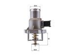 MAHLE Thermostat, Kühlmittel tm55105 für Opel Vaughall