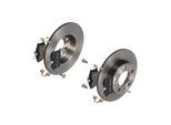 BREMBO Bremsensatz, Scheibenbremse Bremsensatz-Hinterachse COATED DISC LINE / STANDARD ijdtidi470 Hinterachse voll 230mm 9mm für Peugeot Citroën Ford