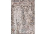 James Wood , Creme, Hellgrau , Textil , Abstraktes , rechteckig , 80x150 cm , Oeko-Tex® Standard 100 , für Fußbodenheizung geeignet, in verschiedenen Größen erhältlich , Teppiche & Böden, Teppiche, Webteppiche