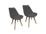 HTI-Living Stuhl Atlanta Velvet Uni 2er-Set