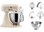 KITCHENAID Küchenmaschine "5KSM175PSE", beige (fresh linen), B:24cm H:36cm T:37cm, Küchenmaschinen, mit Zubehör im Wert von ca. 112,-€ UVP, Küchenmaschine