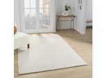 Teppich SEHRAZAT "Ada, auch als Läufer", beige, B:80cm H:10mm L:150cm, Polyester, Teppiche, Teppich, Kurzflor, robust, Wohnzimmer