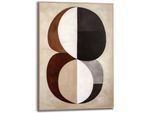 Poster REINDERS "Earth Essence", braun (farbe bild(er): braun), B:50cm H:70cm T:2,2cm, Bilder, Poster, Wohnzimmer - Formen - Organisch - Braun - MDF - Abstrakt - 50x70 cm