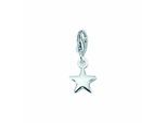Charm Stern ADELIA´S "Charm Anhänger Stern 925 Silber – Silberanhänger Stern", silber, Charms, Jungen, Silber 925 (Sterlingsilber), Silberanhänger Stern