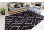 Teppich ME GUSTA "Orlando 225", grau (anthrazit), B:200cm H:27mm L:290cm, Polyester, Teppiche, Teppich, Weicher Hochflorteppich, dezent gestaltet,Fußbodenheizung geeignet