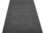 Läufer ANDIAMO "Marlo, Made in Belgium", grau (anthrazit), B:100cm H:7mm L:800cm, Obermaterial: 100% Polypropylen, Teppiche, Schmutzfangläufer, Schmutzfangläufer, gestreift, robust, In- und Outdoor geeignet