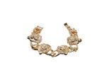 Bettelarmband URBAN CLASSICS "Urban Classics Unisex Lion Bracelet" Gr. S, gold, Armbänder, Damen, S/M, Zink, Bettelarmband