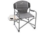 Gartenstuhl VCM "Angelstuhl Getränkehalter Campingstuhl klappbar", grau, Obermaterial: 100% Metall MT., Stühle, Gartenstuhl