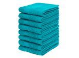 Gaestehandtuecher OTTO HOME "Vanessa, 8 Gästehandtücher, 30x50cm, in Standard- und Premium-Qualität", petrol, B:50cm L:30cm, Walkfrottee, Obermaterial: 100% Baumwolle, Handtücher, Gaestehandtuecher, Handtücher mit Bordüre, 100% Baumwolle, einfarbig, weich