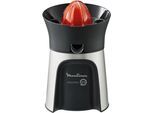 MOULINEX Zitruspresse "PC603D Vitapress Direct Serve", schwarz (metall, warmes schwarz), B:17cm H:29cm T:21cm, Entsafter, Inkl. 3 Presskegel, Automatisches Ein-/ Ausschalten, Tropfstopp System, Zitruspresse