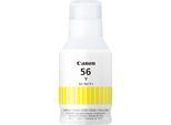 CANON Tintenpatrone "GI-56Y Tintenflasche", gelb, Tintenpatronen, für ausgewählte Canon MegaTank Drucker, Tintenpatrone