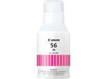 CANON Nachfülltinte "GI-56M Tintenflasche magenta", pink (magenta), Druckertinte, für ausgewählte Canon MegaTank Drucker, Nachfülltinte