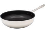 Bratpfanne KRÜGER "Edelstahl Pfanne Miami, Ø 28 cm", silberfarben, H:7,5cm Ø:28cm, Pfannen, Bratpfanne, mit Antihaft-Versiegelung, backofenfest bis 180C