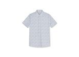 Businesshemd OLYMP "OLYMP Level Five 24/Seven, body fit, Modern Kent", Herren, Gr. 41, Normaler Arm, weiß, 64% Baumwolle, 27% Polyester, 9% Elasthan, Hemden