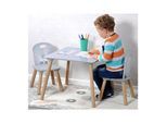 1 Kindertisch mit 2 Stühlen, FSC, Alpaka