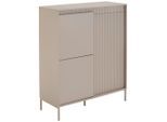 Xora Highboard, Kaschmir, Metall, Holzwerkstoff, 6 Fächer, 102.8x123.2x40 cm, Bsci, Wohnzimmer, Kommoden & Sideboards, Highboards