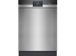 SIEMENS Unterbaugeschirrspüler "SN43ES22CE", Energieeffizienz: A, silber (gebürsteter stahl), B:59,8cm H:81,5cm T:57,3cm, Geschirrspüler, Made in Germany, Automatische Türöffnung für mehr Effizienz, Unterbaugeschirrspüler