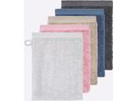 Seiftuch ROSS, bunt (sortiert), B:16cm L:21cm, Baumwolle, Waschlappen, Seiftuch