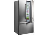 BOSCH French Door "KFF96PIEP", Energieeffizienz: E, silber (gebürsteter stahl anti fingerprint), B:90,5cm H:183cm T:70,6cm, Kühlschränke, French Door