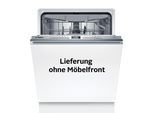 BOSCH vollintegrierbarer Geschirrspüler "SBV4ECX28E", Energieeffizienz: A, silber (weiß), B:59,8cm H:86,5cm T:55cm, Geschirrspüler, Automatische Türöffnung für Effizienz, flexible Körbe & Schubladen, vollintegrierbarer Geschirrspüler