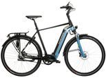 E-Bike KROSS "Sentio 6.0 28" grün - Shimano Mittelmotor" Gr. 56, schwarz, schwarz, Elektrofahrräder, Herren, 56cm, 28 Zoll (71,12cm), SHIMANO 36 V/250 W E6100, Mittelmotor
