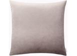 Kissenbezüge ESTELLA "Velvet", kiesel, B:50cm L:50cm, Polyester, Obermaterial: 100% Polyester, Kissenbezüge