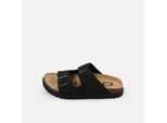 Sandale O'NEILL "SANDY SLIDER WOMEN LOW", Damen, Gr. 37, schwarz, Synthetik, Schuhe Sandale