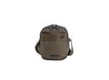 Schultertasche DISCOVERY "Downtown", Mädchen, Gr. B/H/T: 14cm x 18,5cm x 18,5cm, grün (khaki), Kunstfaser, unifarben, Taschen Schultertasche, aus RPET-Polyester