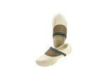 Clog POTTHOFF "Holzschuhe mit Lederbesatz", Damen, Gr. 24, braun (holzfarben), Obermaterial: 100% Holz Wood., Schuhe Clog