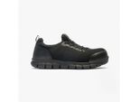 SYNERGY OMAT Herren Slipper Sicherheitsschuhe mit Zehenschutz Schwarz