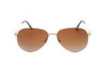 Tom Ford Porscha donkerbruine lens gouden zonnebril