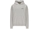 Palm Angels Embroidered Logo Grey Hoodie