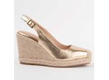 Montevita Espadrilles Met Sleehak Balenci5 Goud