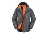 Mountain Warehouse Heren Bracken Extreme 3 in 1 Waterdichte Jas (Houtskool)
