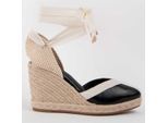 Montevita Espadrilles Met Een Sleehak Balenci2 Zwart
