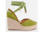 Montevita Espadrilles Met Een Sleehak Balenci12 Groen