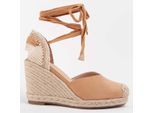 Montevita Espadrilles Met Een Sleehak Balenci8 Bruin